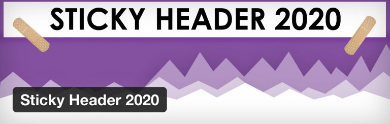 [WordPress] Sticky Header 2020 ID10777