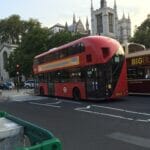 London bus red